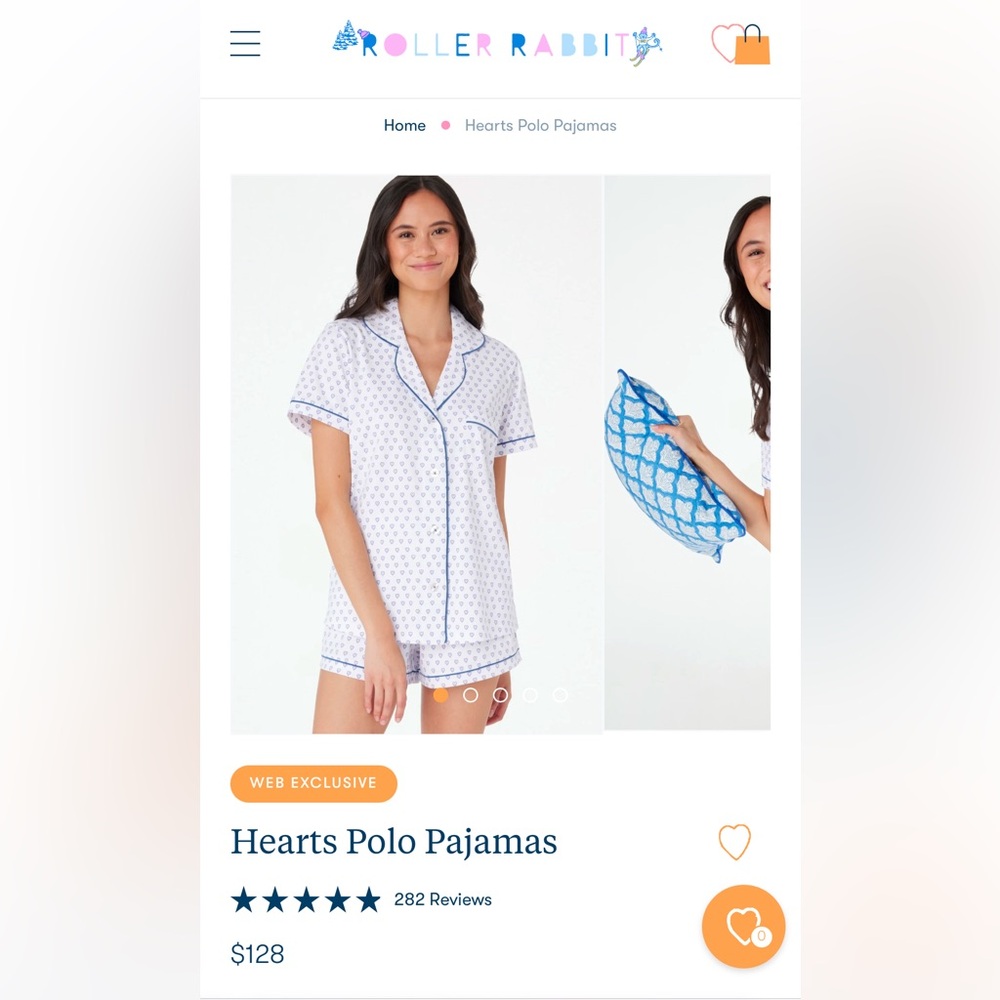 Roller Rabbit PJ set and Clip